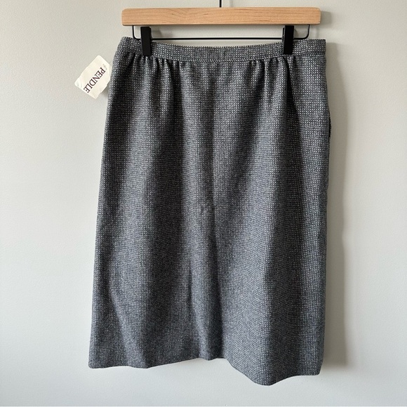 Pendleton Vintage Deadstock NWT 100% Virgin Wool Lined Skirt Women’s Petite 14 - Picture 7 of 13